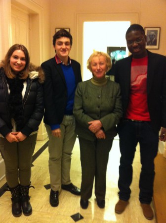 Le vice président de l'association, Martin ANGOH, le secrétaire général, Maxime BIGAL et la responsable de communication, Maelys GUETTE ont eu le plaisir d'être reçus par Mme CHUZEVILLE, présidente du département du Rhône.